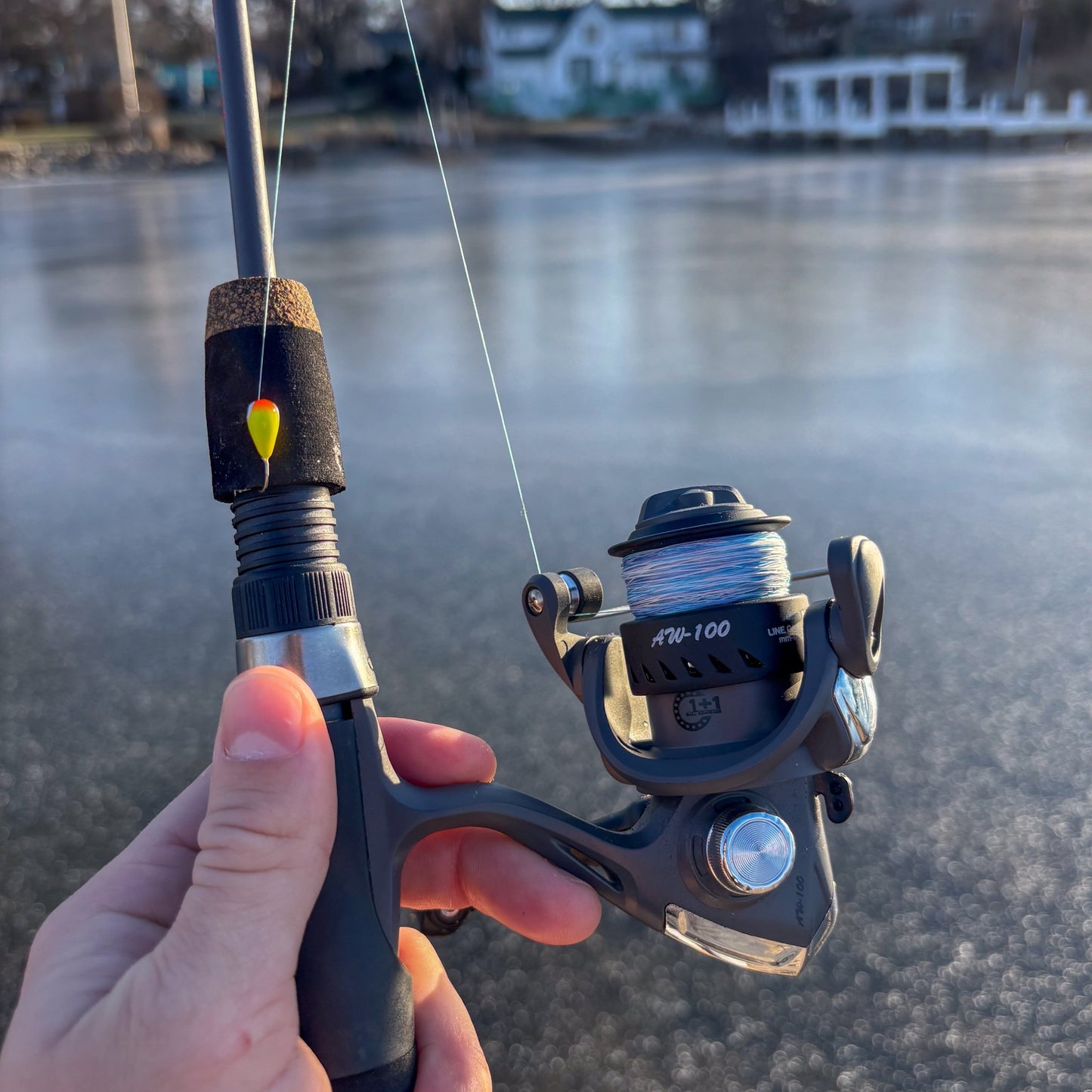 Reaction Tackle Ice Fishing Braided line - 8 Strand – 4lb Braided Fishing Line for fishing (7 view)