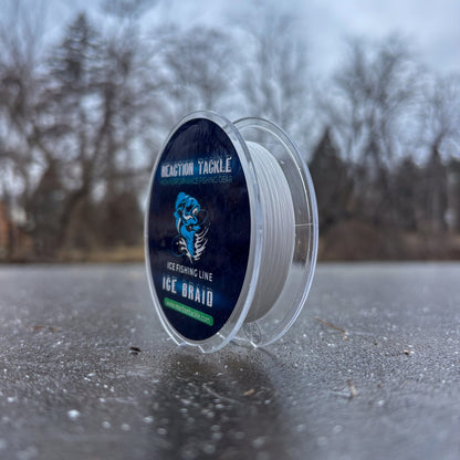 Reaction Tackle Ice Fishing Braided line - 8 Strand – 4lb Braided Fishing Line for fishing (4 view)