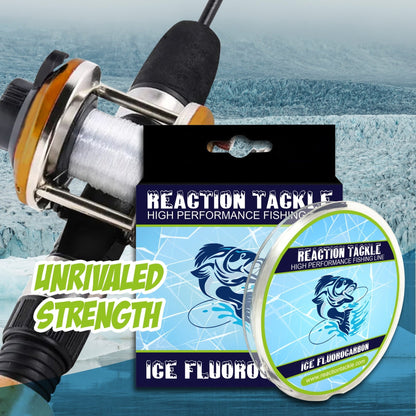 Reaction Tackle Ice Fluorocarbon Fishing Line or Leader – 1LB - 125 Yds for fishing (6 view)