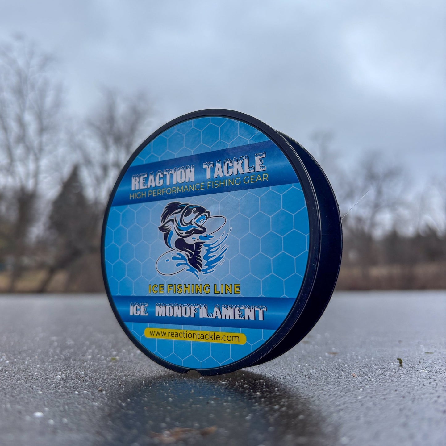 Reaction Tackle ICE Monofilament Fishing Line – 2LB/1000yds for fishing (4 view)