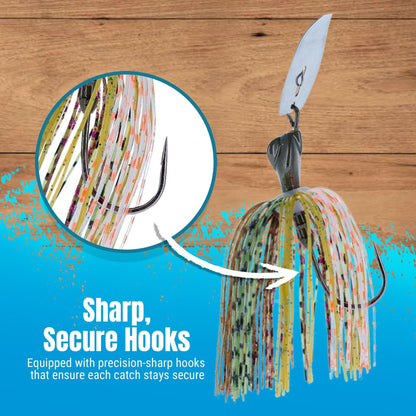 Reaction Tackle Lead Breaker Jigs - 3 - Pack; Durable Fishing Jigs for Freshwater & Saltwater - New – 1/4 oz for fishing (9 view)