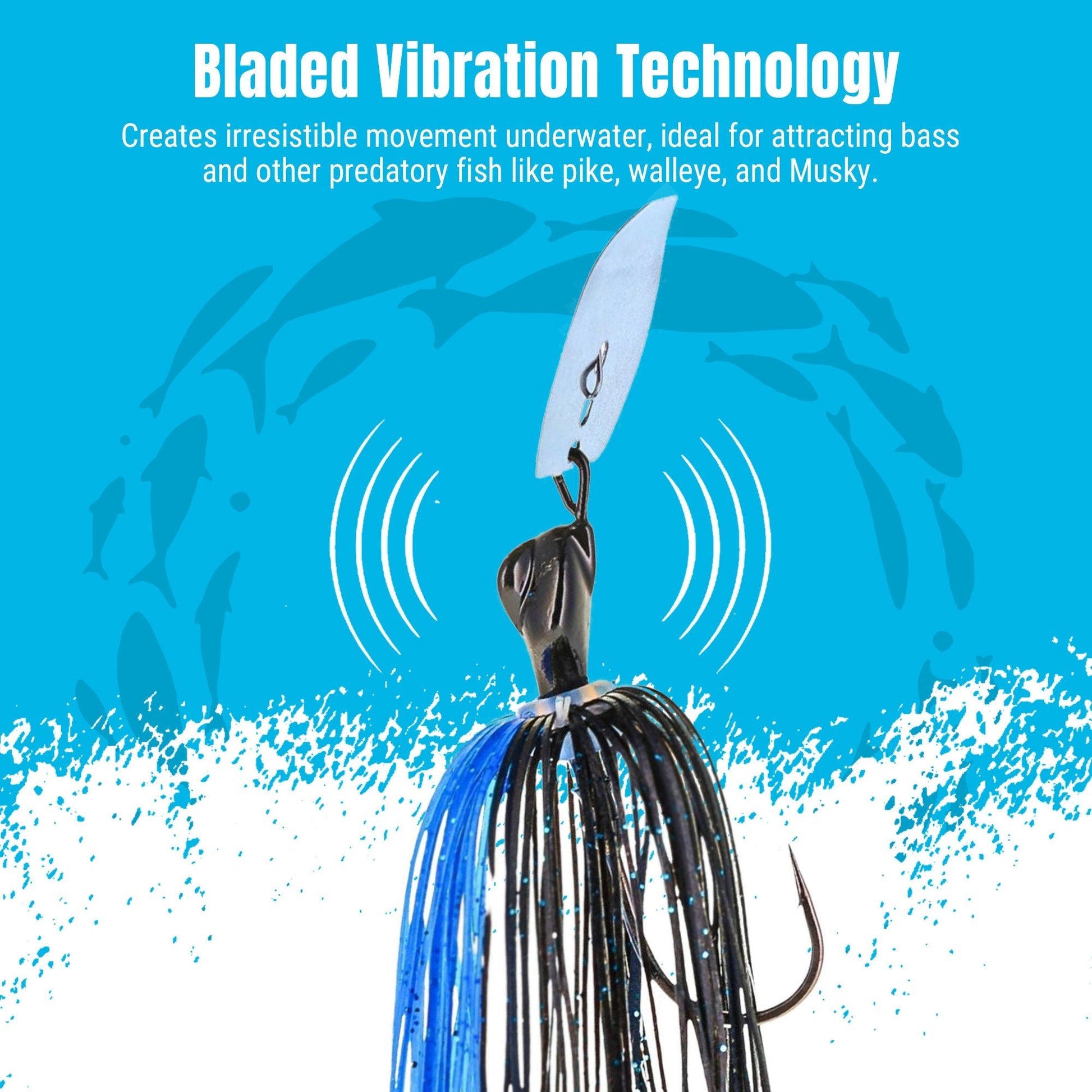 Reaction Tackle Lead Breaker Jigs - 3 - Pack; Durable Fishing Jigs for Freshwater & Saltwater - New – 1/4 oz for fishing (4 view)