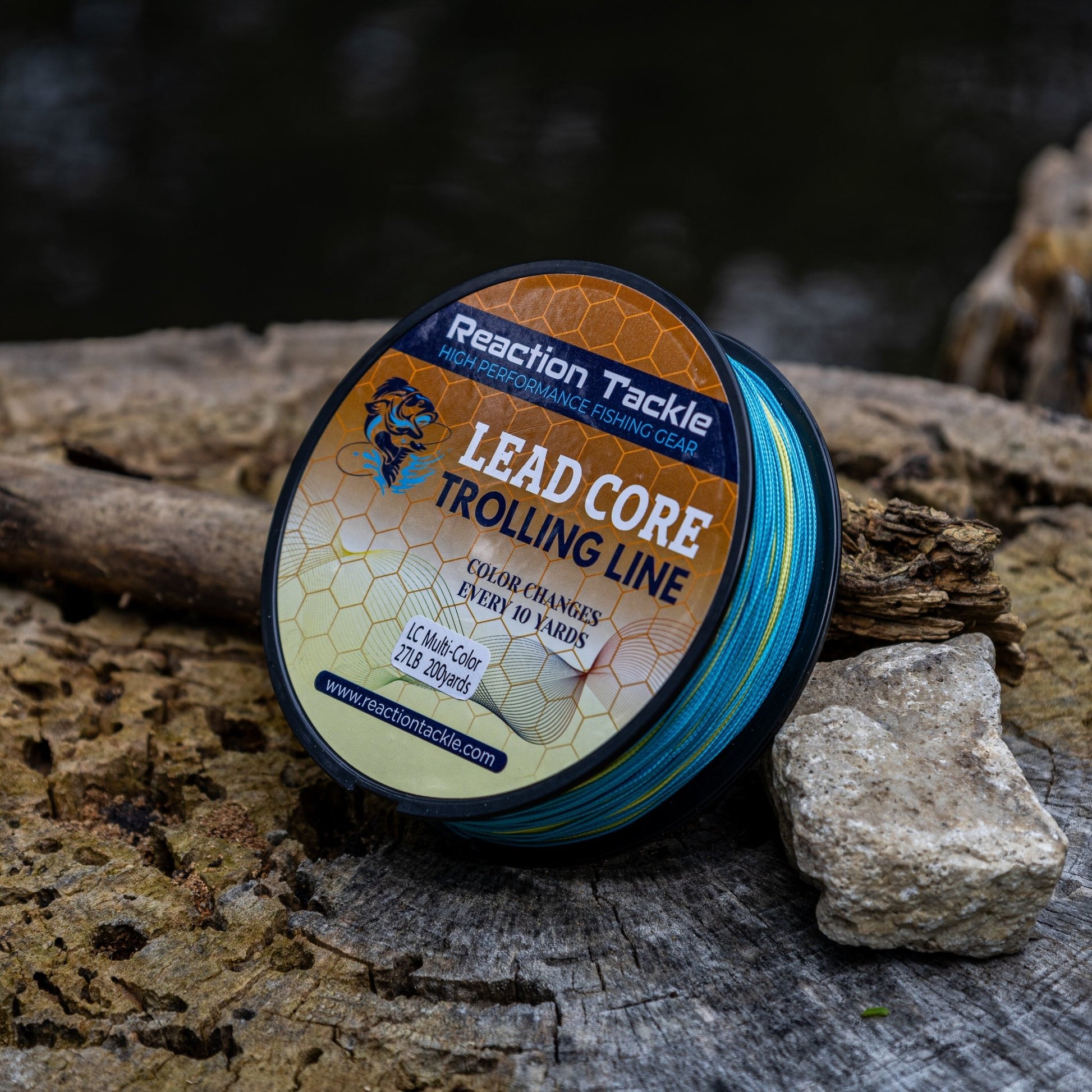 Reaction Tackle Lead Core Metered Trolling Braided Line – 12lb Braided Fishing Line for fishing (5 view)