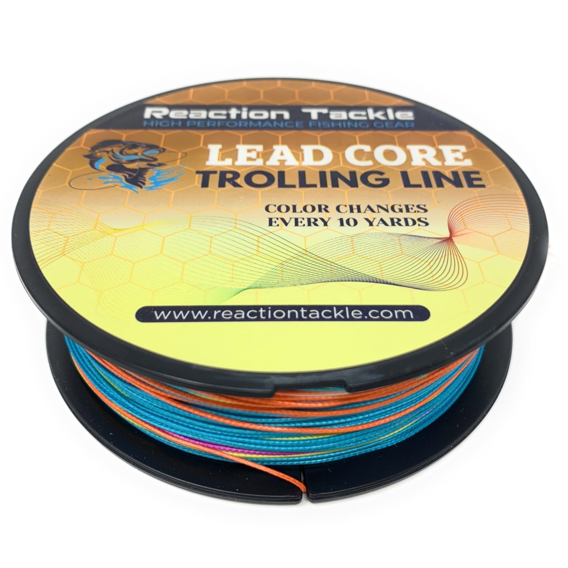 Reaction Tackle Lead Core Metered Trolling Braided Line – 12lb Braided Fishing Line for fishing (14 view)