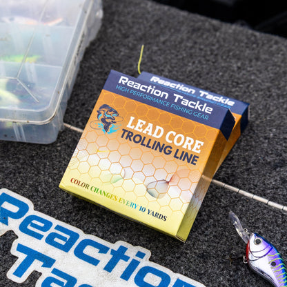 Reaction Tackle Lead Core Metered Trolling Braided Line – 12lb Braided Fishing Line for fishing (6 view)