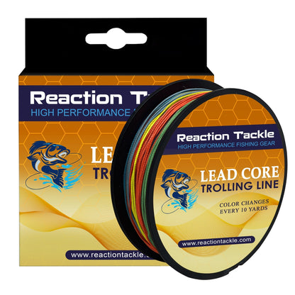 Reaction Tackle Lead Core Metered Trolling Braided Line – 12lb Braided Fishing Line for fishing (1 view)