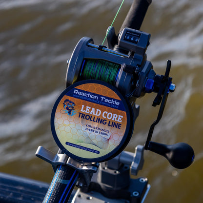 Reaction Tackle Lead Core Metered Trolling Braided Line – 12lb Braided Fishing Line for fishing (3 view)