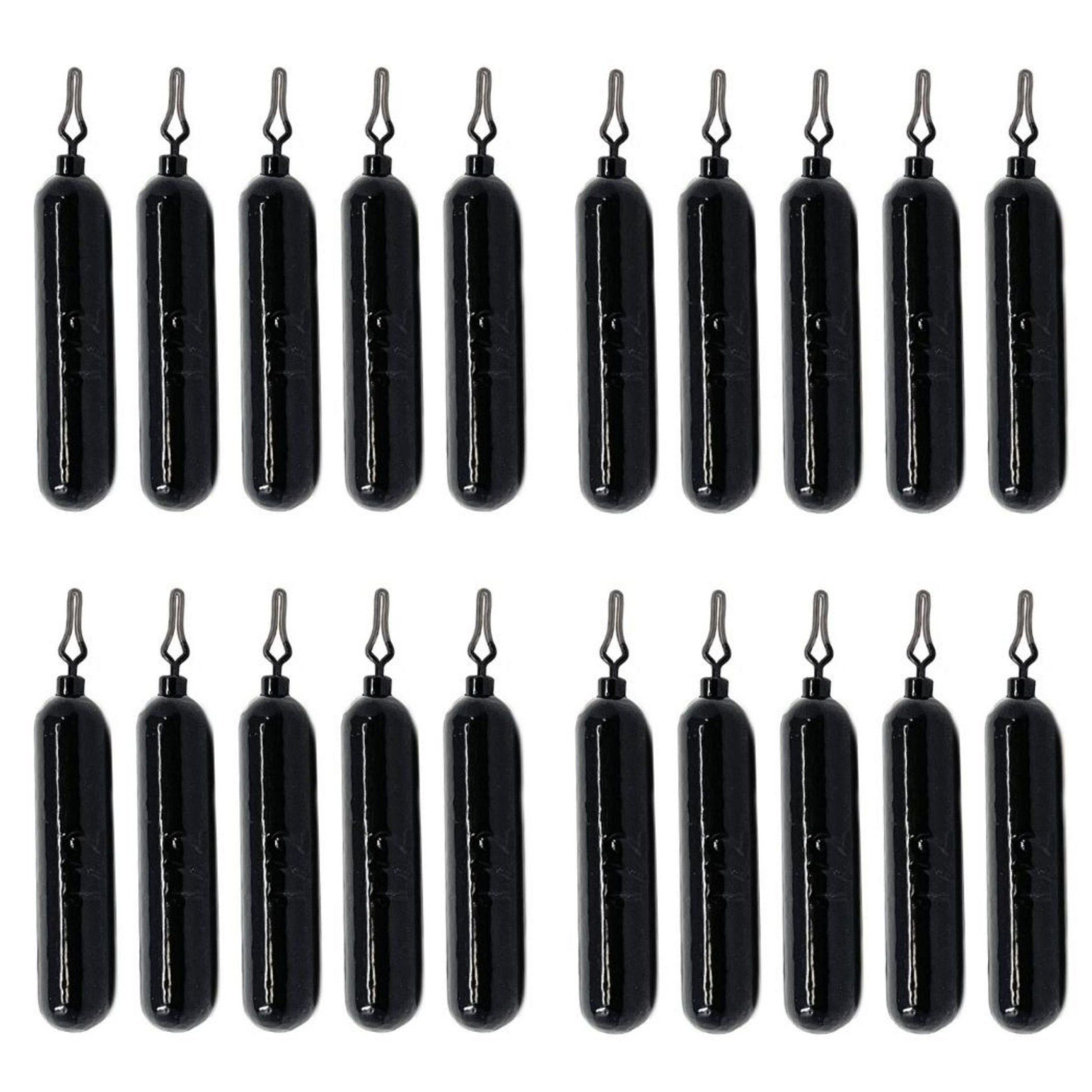 Reaction Tackle Lead Drop Shot Weights - Bulk Packs or Kits – Black 1/2 oz (20 - pack) lead drop shot weights for fishing (20 view)