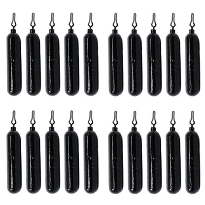 Reaction Tackle Lead Drop Shot Weights - Bulk Packs or Kits – Black 1/2 oz (20 - pack) lead drop shot weights for fishing (20 view)