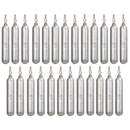 Reaction Tackle Lead Drop Shot Weights - Bulk Packs or Kits – 1/8 oz (25 - pack) lead drop shot weights for fishing (3 view)