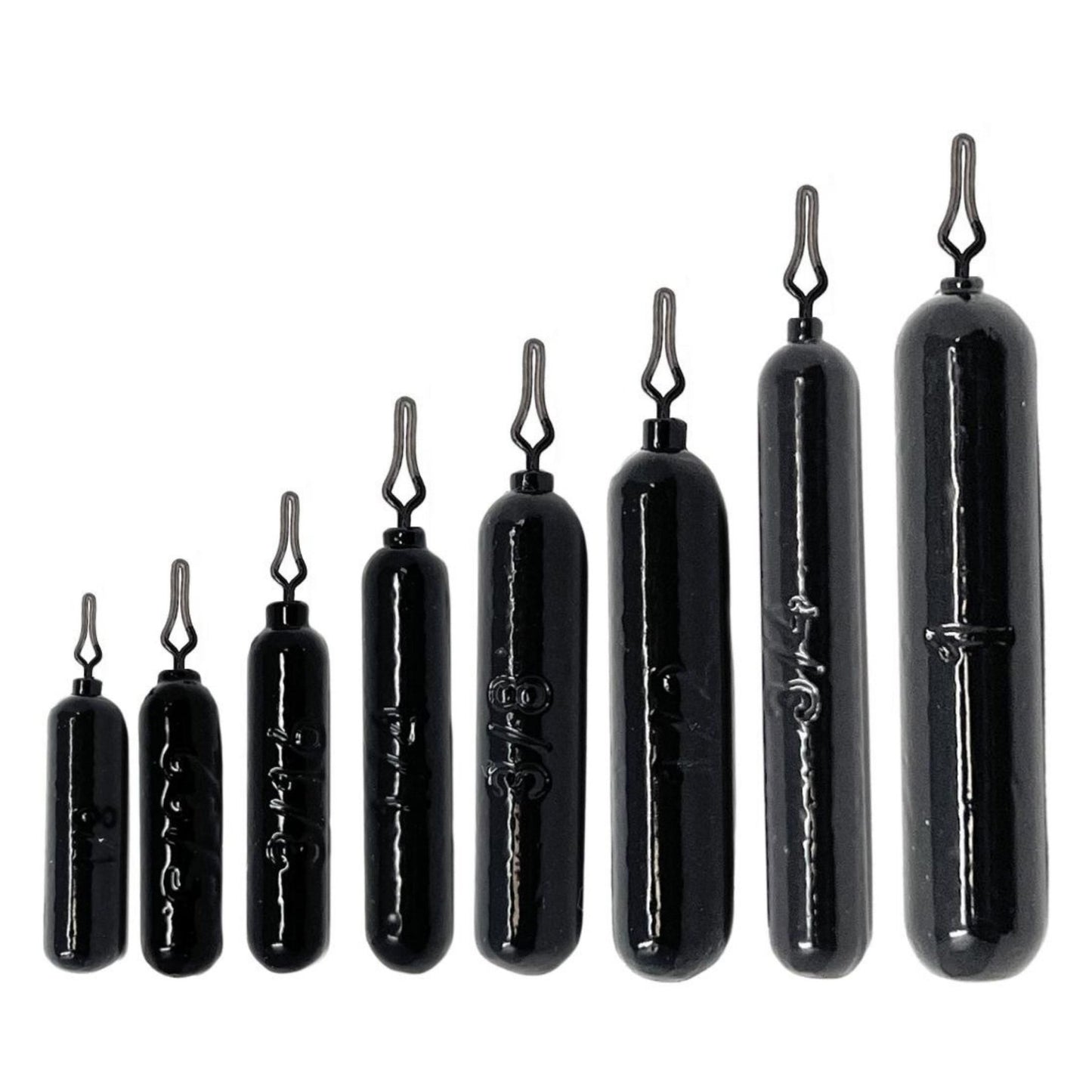 Reaction Tackle Lead Drop Shot Weights - Bulk Packs or Kits – 30 - Piece Variety - BLACK lead drop shot weights for fishing (24 view)