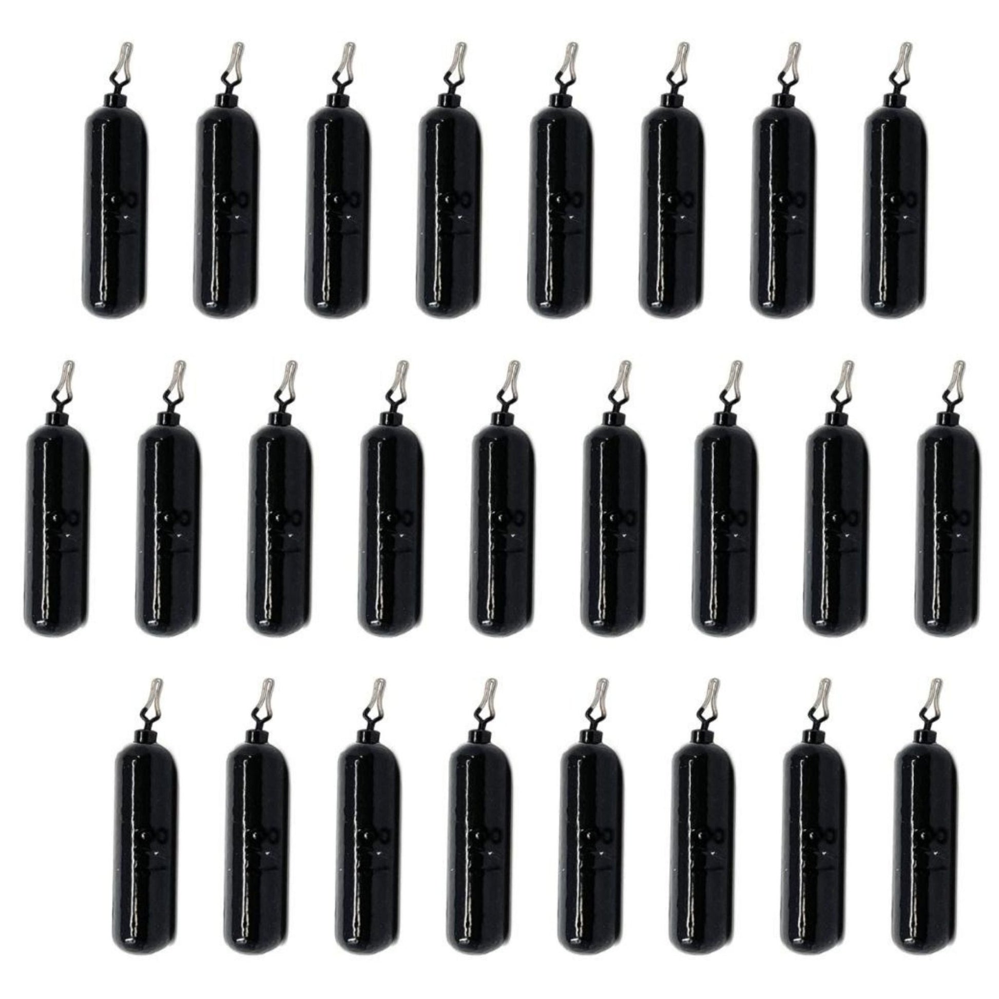 Reaction Tackle Lead Drop Shot Weights - Bulk Packs or Kits – Black 1/8 oz (25 - pack) lead drop shot weights for fishing (15 view)