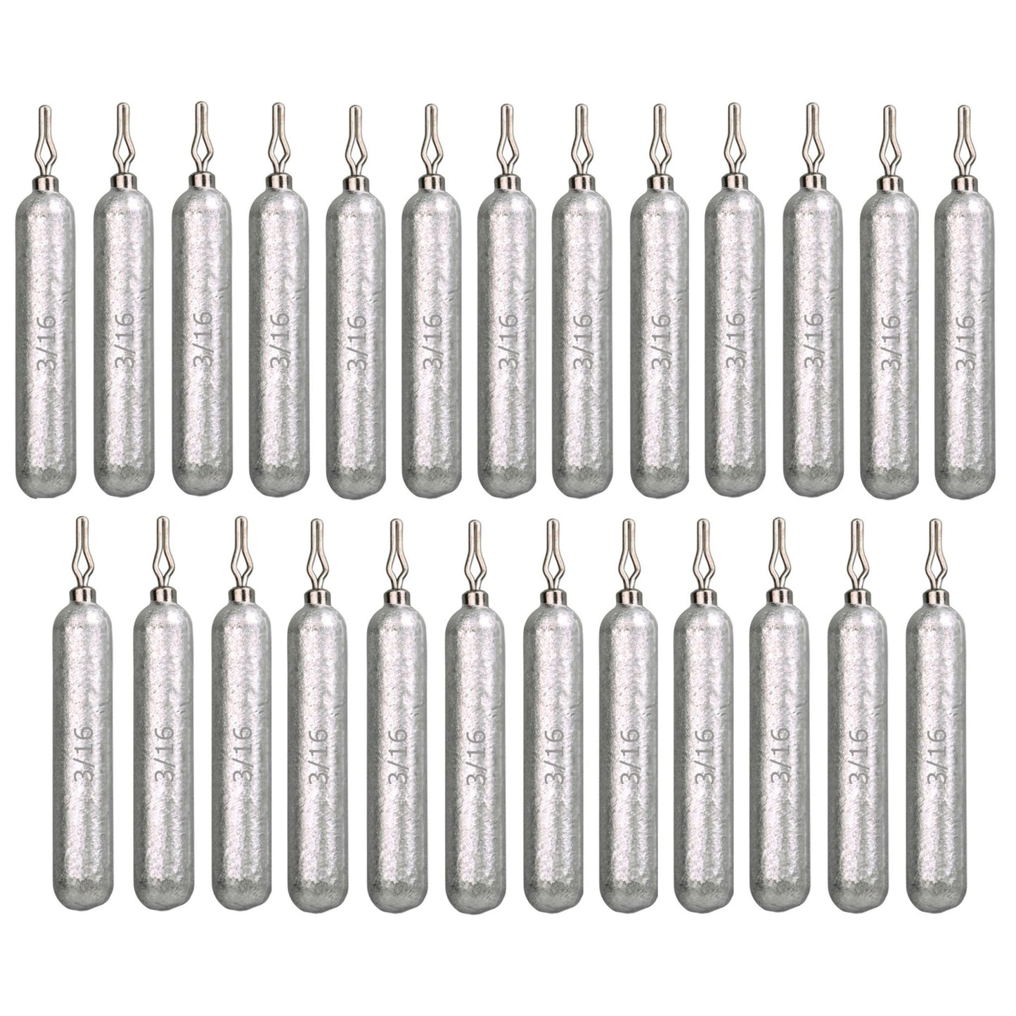 Reaction Tackle Lead Drop Shot Weights - Bulk Packs or Kits – 3/16 oz (25 - pack) lead drop shot weights for fishing (5 view)