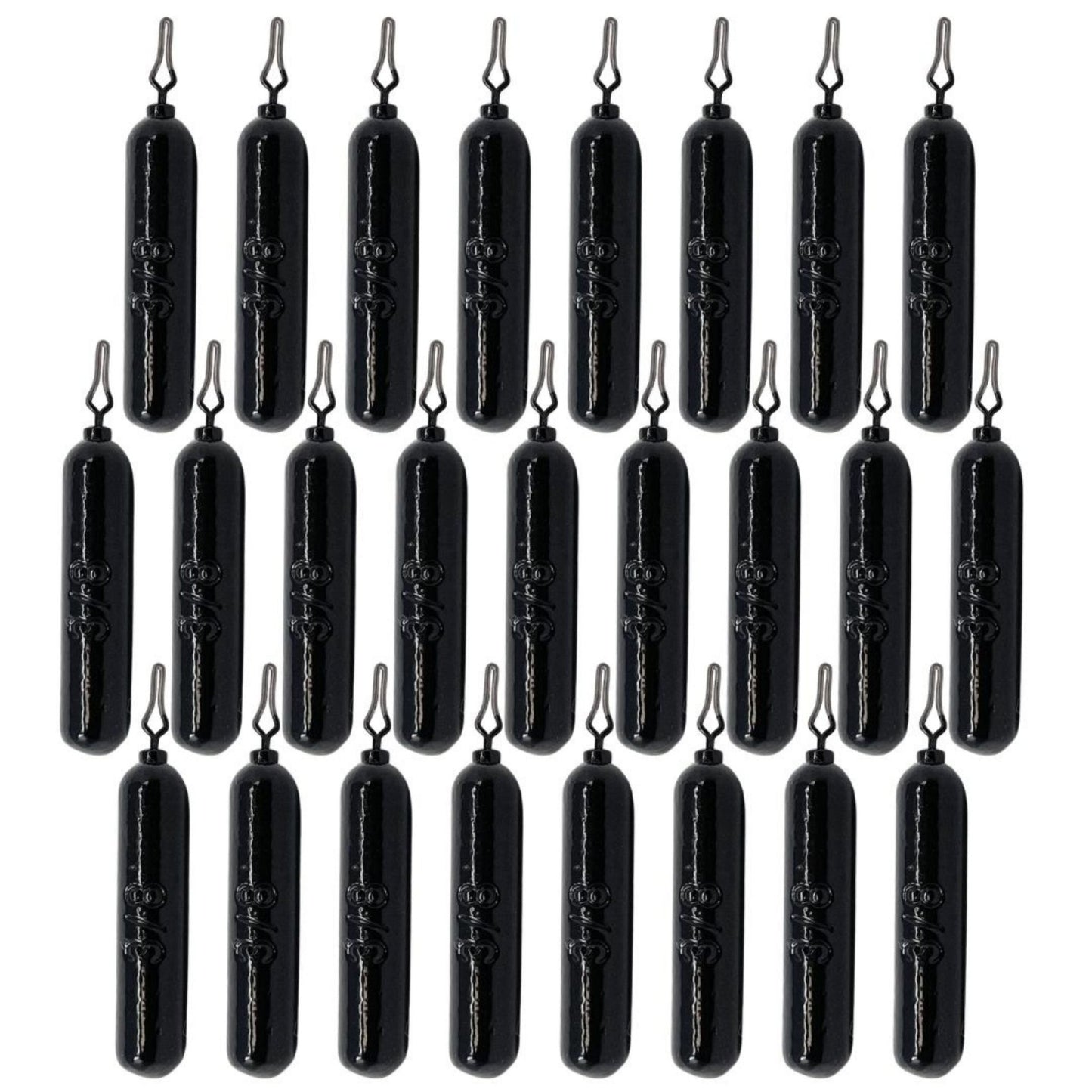 Reaction Tackle Lead Drop Shot Weights - Bulk Packs or Kits – Black 3/8 oz (25 - pack) lead drop shot weights for fishing (19 view)