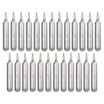 Reaction Tackle Lead Drop Shot Weights - Bulk Packs or Kits – 1/4 oz (25 - pack) lead drop shot weights for fishing (6 view)