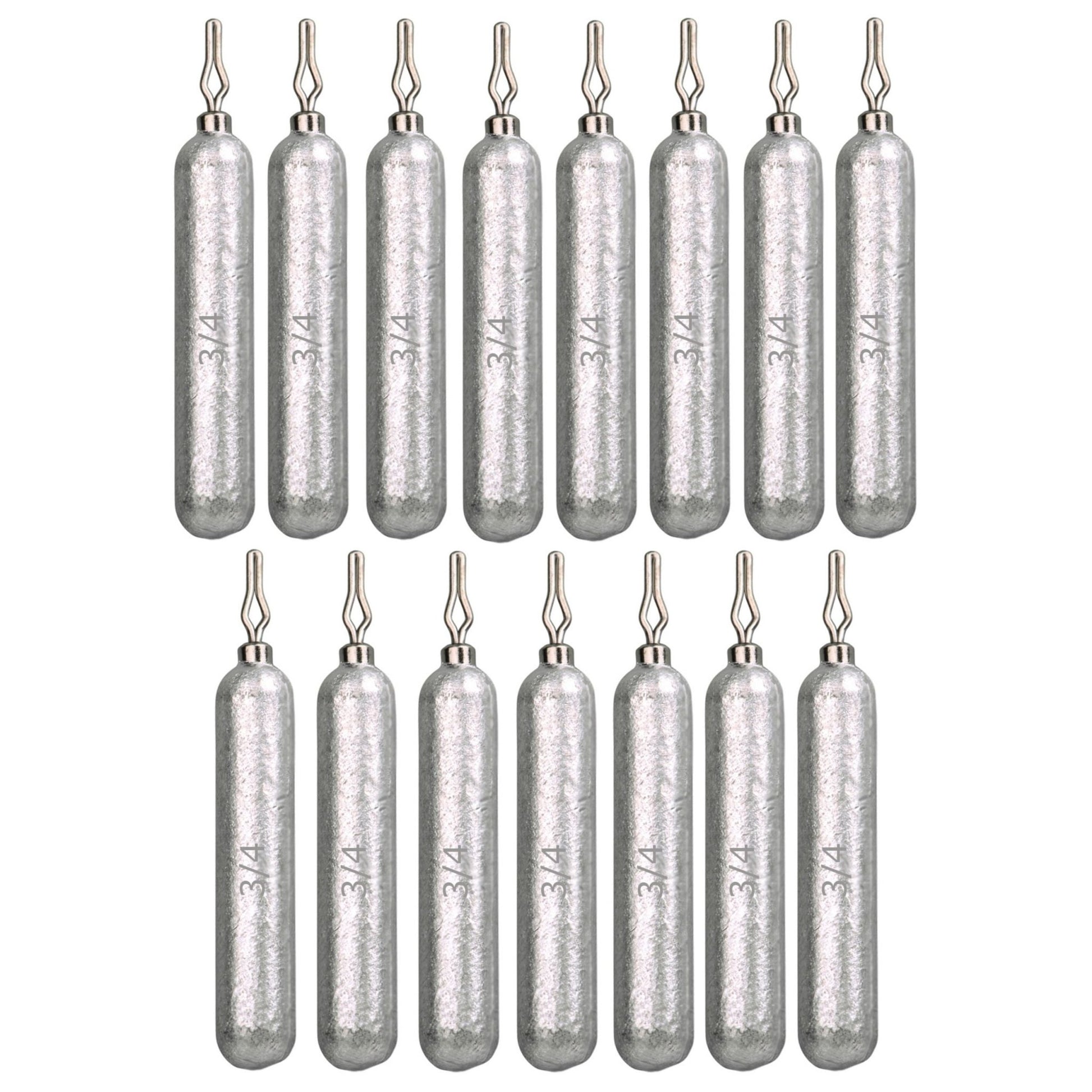 Reaction Tackle Lead Drop Shot Weights - Bulk Packs or Kits – 3/4 oz (15 - pack) lead drop shot weights for fishing (9 view)