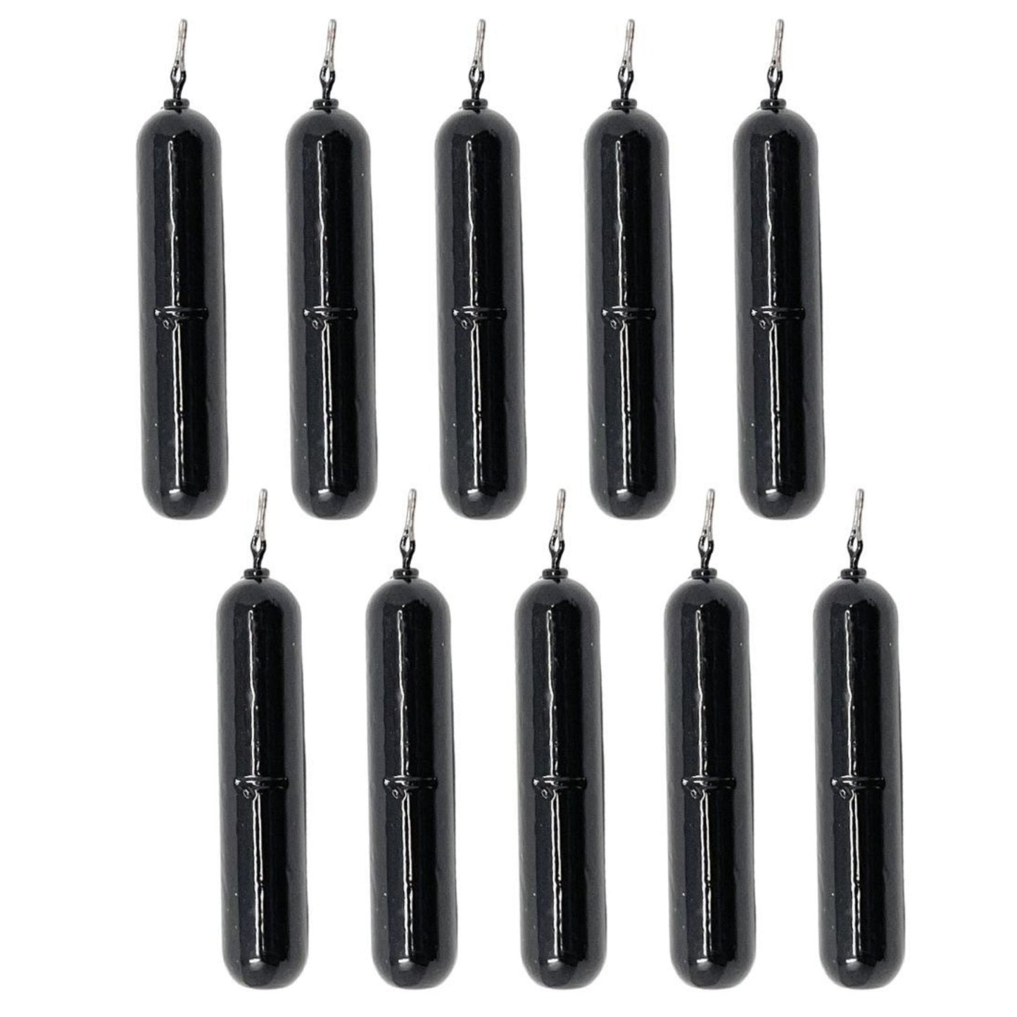Reaction Tackle Lead Drop Shot Weights - Bulk Packs or Kits – Black 1 oz (10 - pack) lead drop shot weights for fishing (22 view)