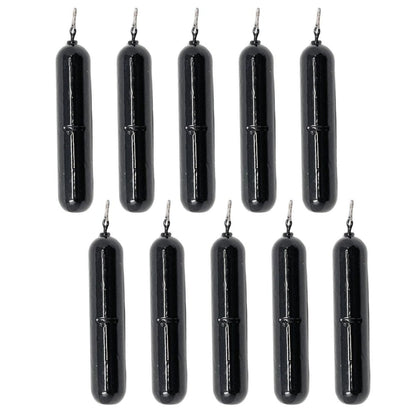 Reaction Tackle Lead Drop Shot Weights - Bulk Packs or Kits – Black 1 oz (10 - pack) lead drop shot weights for fishing (22 view)