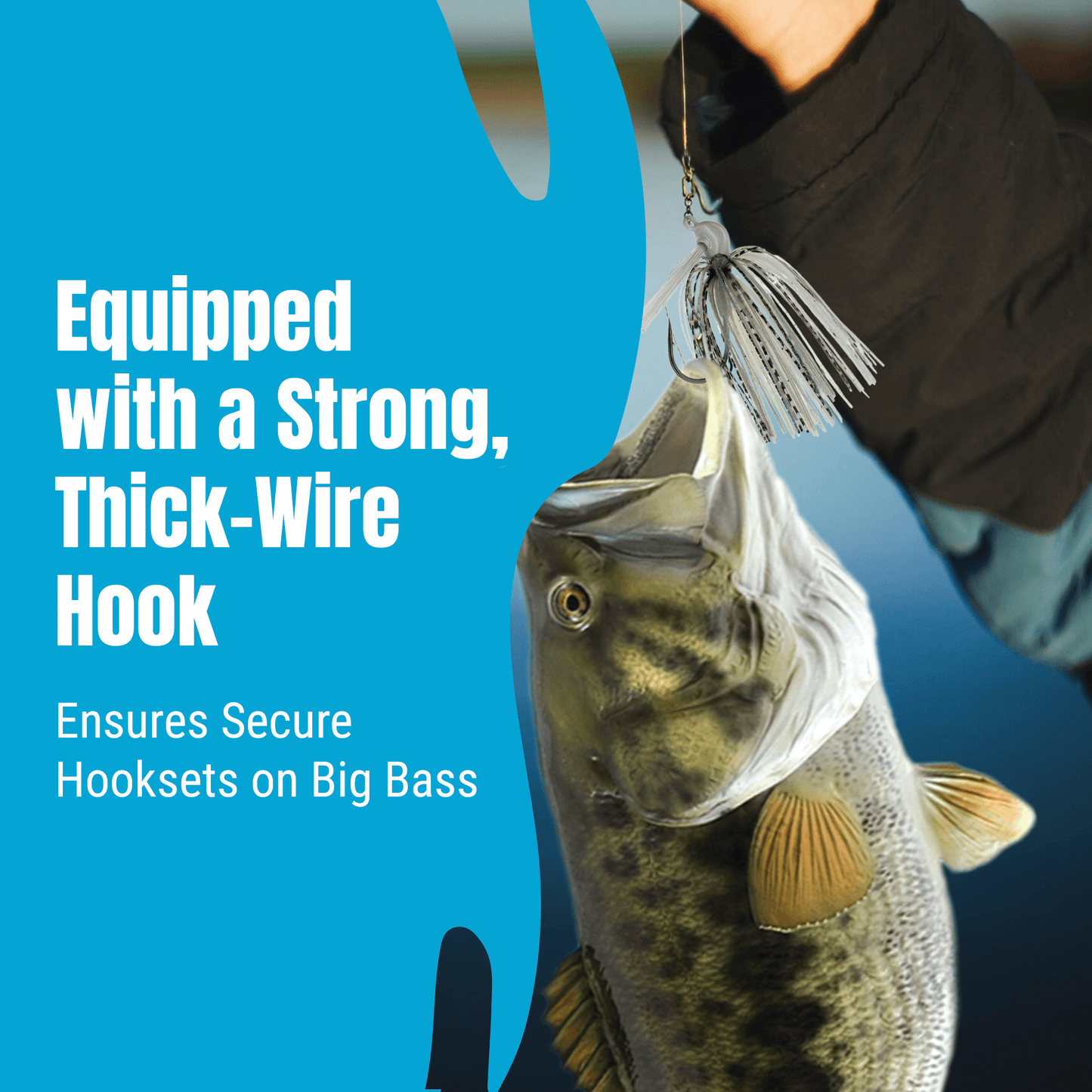 Reaction Tackle Lead Flipping Jigs - 3 - PACK - New – Tennessee Shad for fishing (9 view)