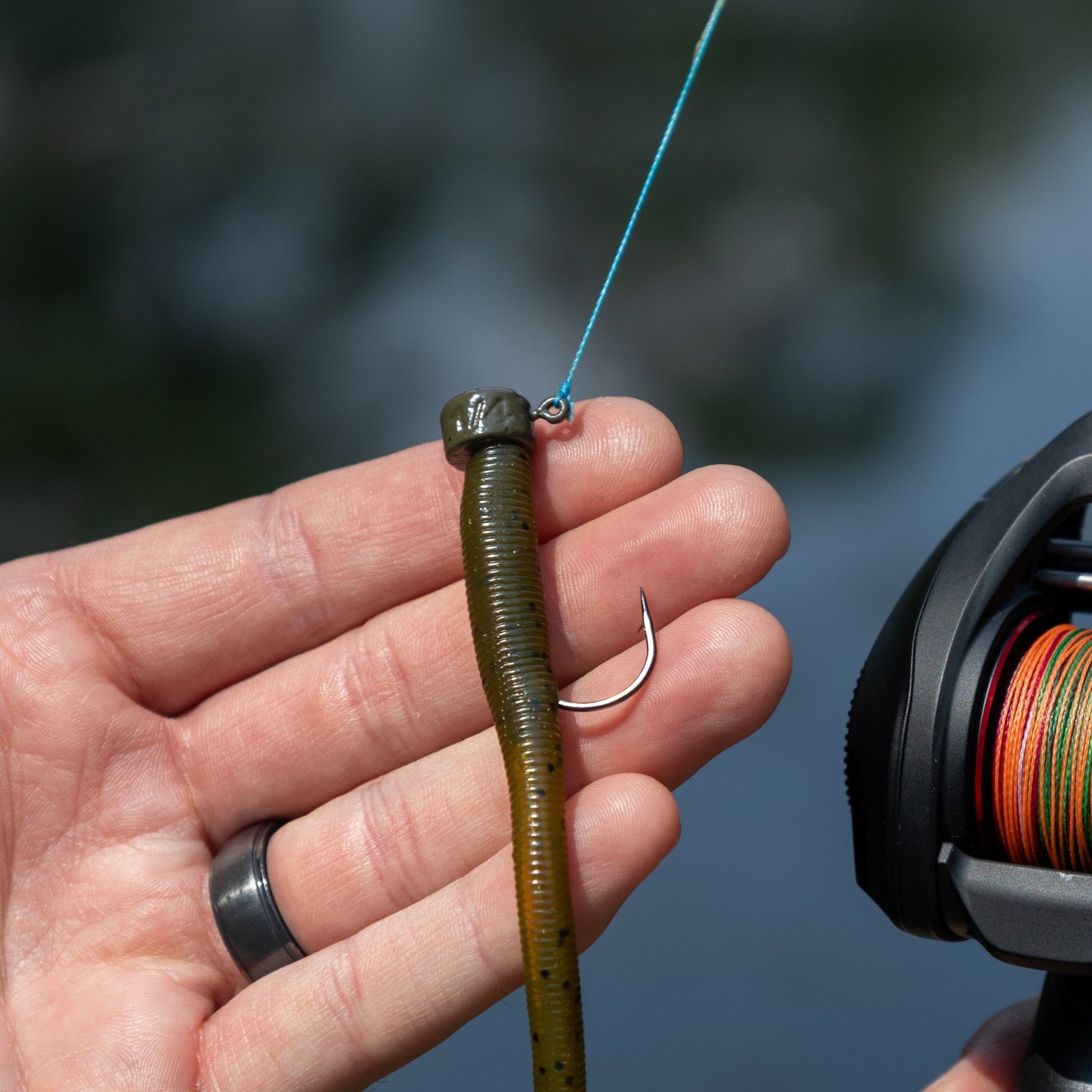 Reaction Tackle Lead Ned Rig - Shroom Jigs (25 - Pack) – Black fishing - jigs for fishing (6 view)