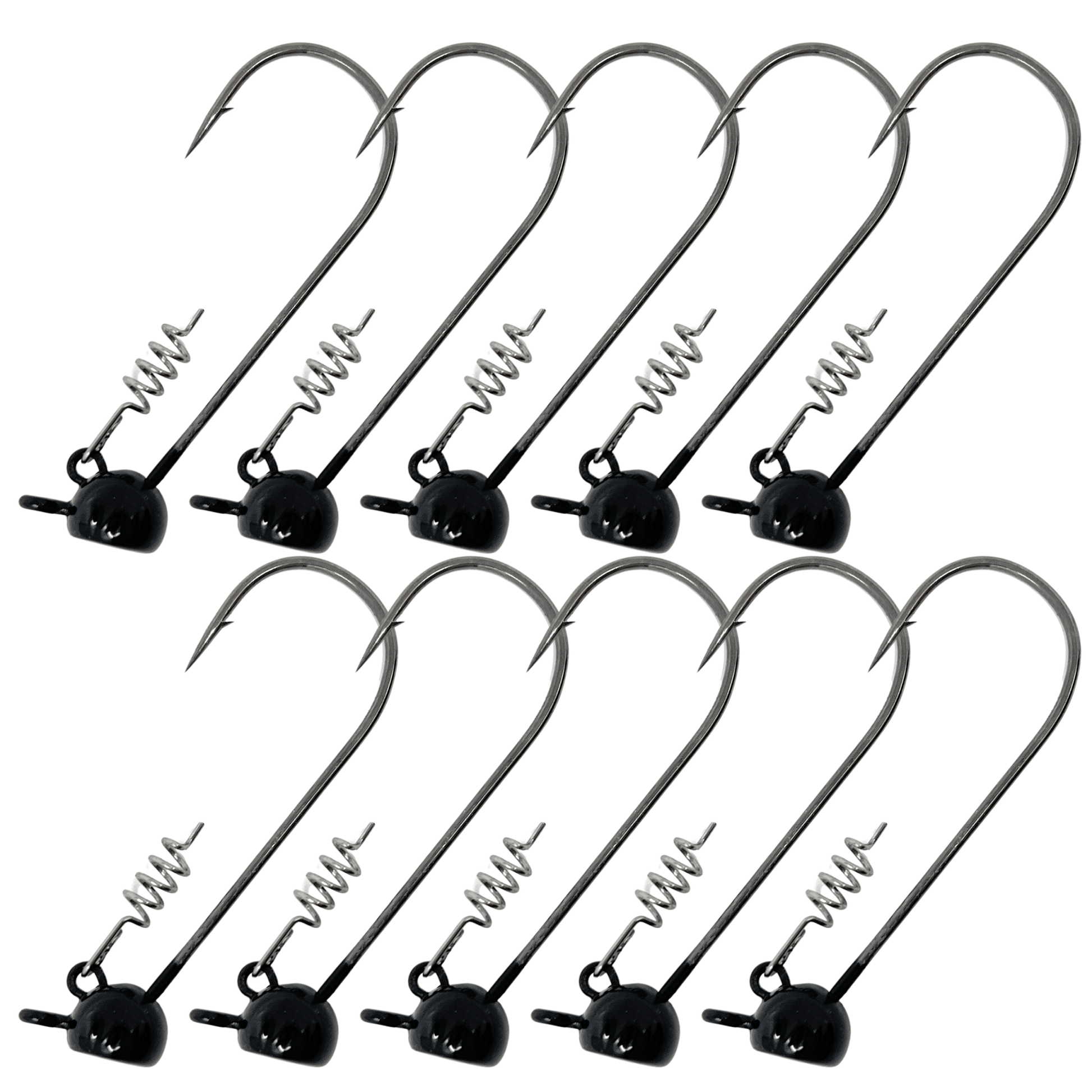 Reaction Tackle Lead Stand - Up Shaky Head Jigs (10 pack) – Plain for fishing (6 view)