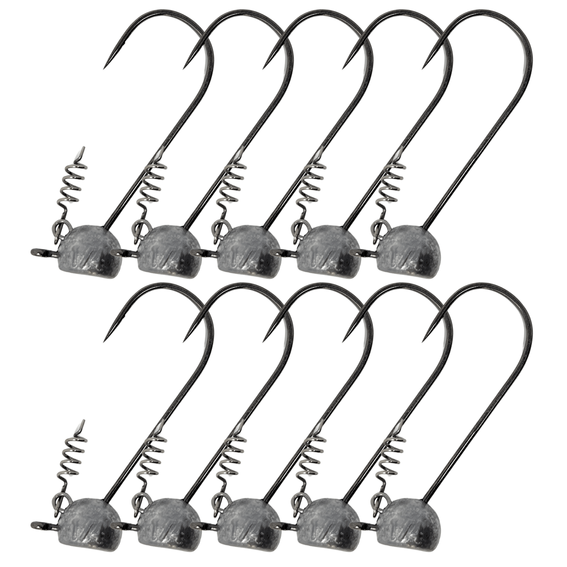 Reaction Tackle Lead Stand - Up Shaky Head Jigs (10 pack) – Plain for fishing (8 view)