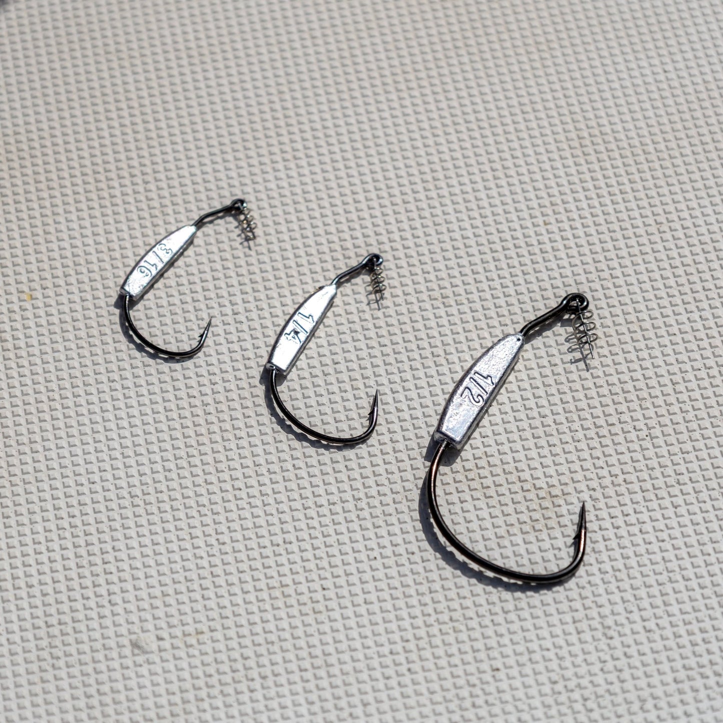 Reaction Tackle Lead Weighted Swimbait Hooks (10 - PACK) – 1/8oz - 3/0 hook fishing - hooks for fishing (4 view)