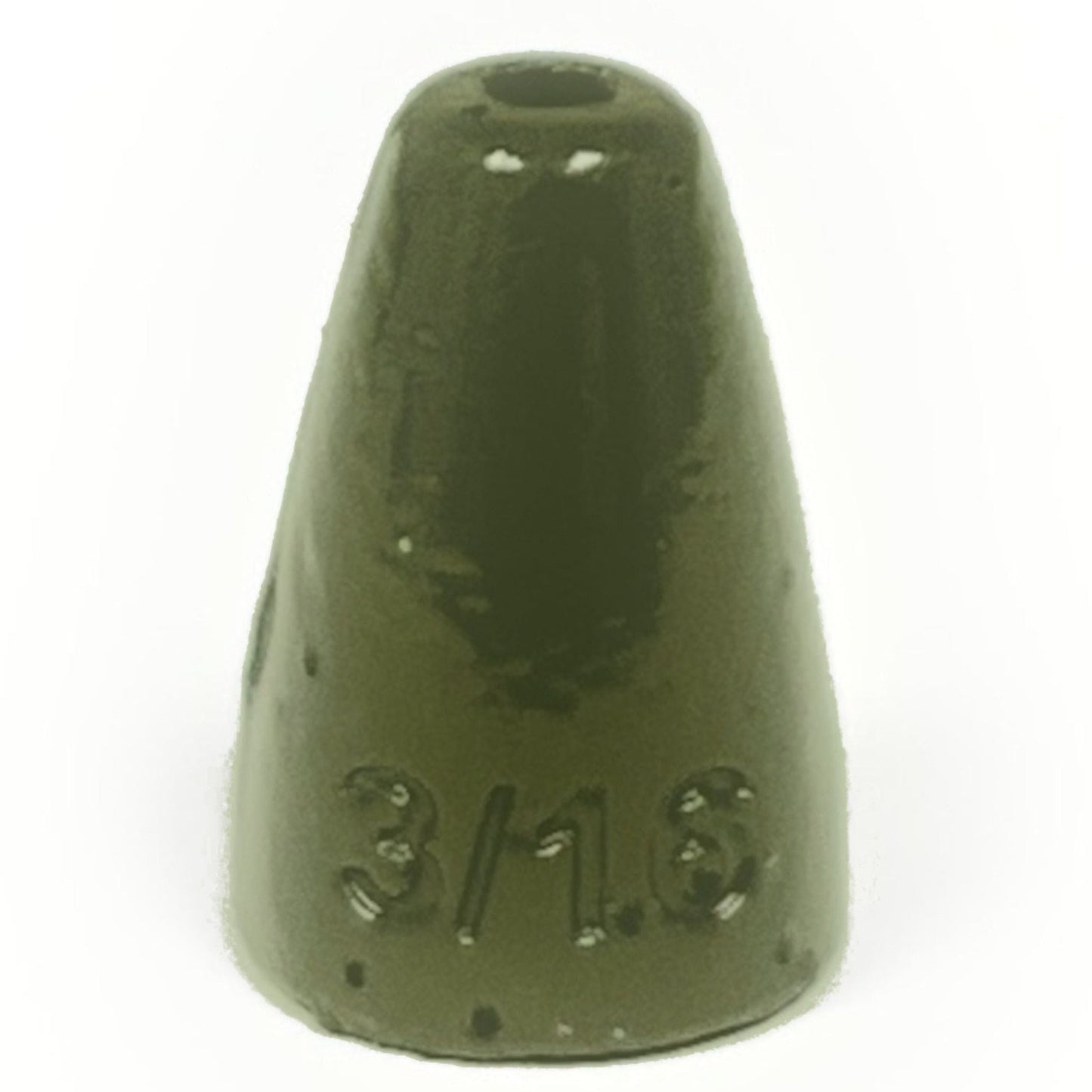 Reaction Tackle Lead Worm Weights (25 pack) – Green Pumpkin Sinkers & Weights for fishing (27 view)