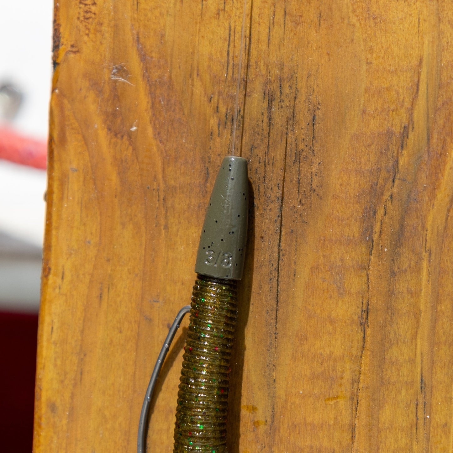 Reaction Tackle Lead Worm Weights (25 pack) – Green Pumpkin Sinkers & Weights for fishing (9 view)