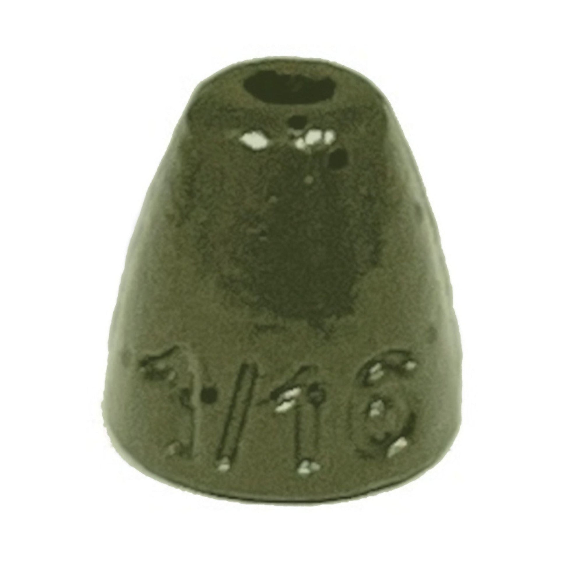 Reaction Tackle Lead Worm Weights (25 pack) – Green Pumpkin Sinkers & Weights for fishing (26 view)