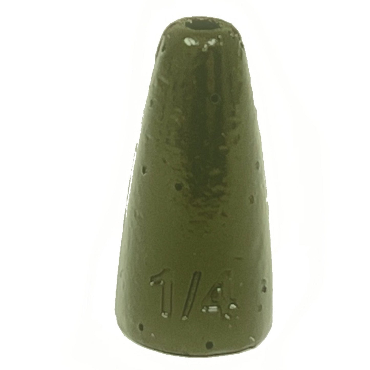 Reaction Tackle Lead Worm Weights (25 pack) – Green Pumpkin Sinkers & Weights for fishing (23 view)