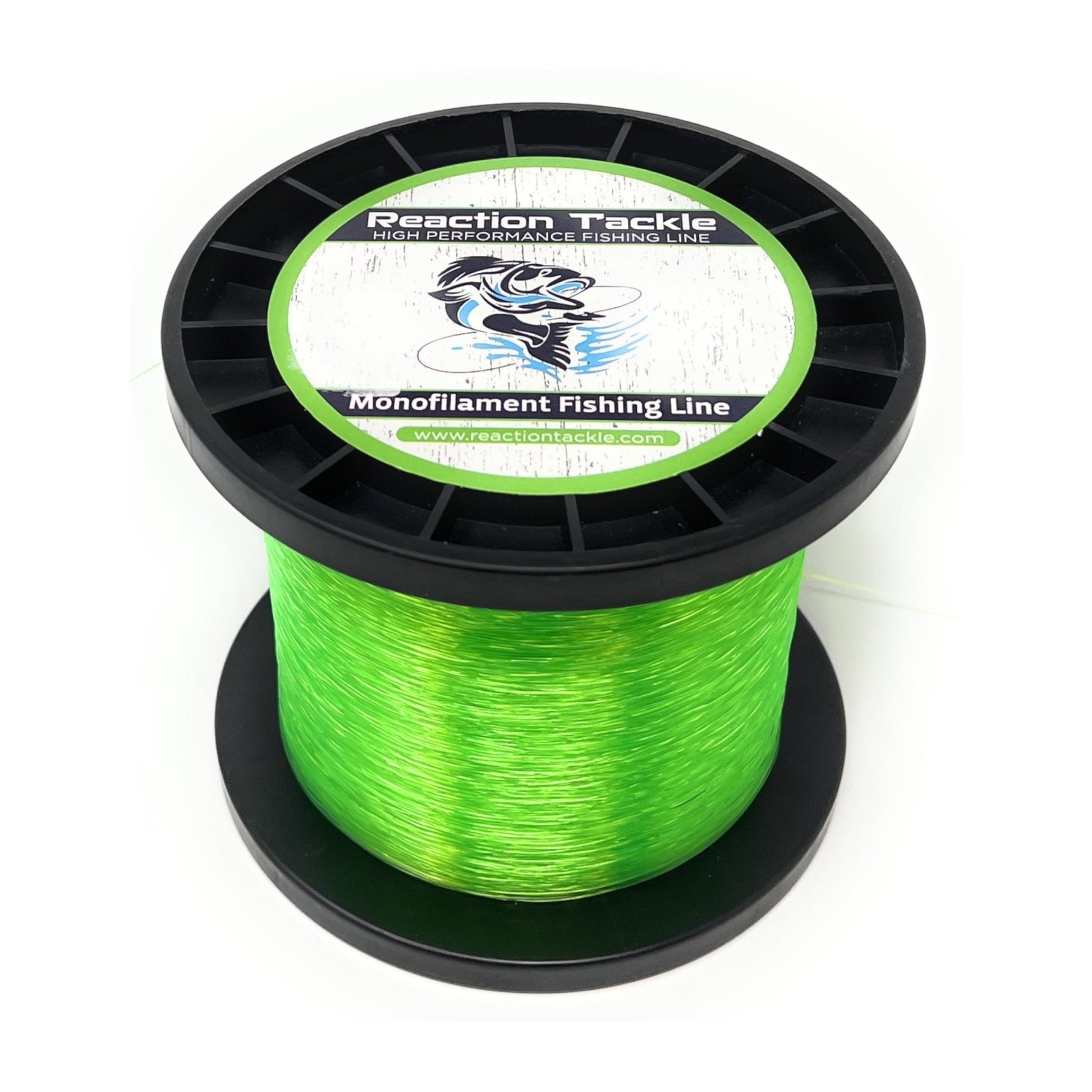 Reaction Tackle Nylon Monofilament Fishing Line - 1 Pound Jumbo Spools – Clear Monofilament fishing line for fishing (4 view)
