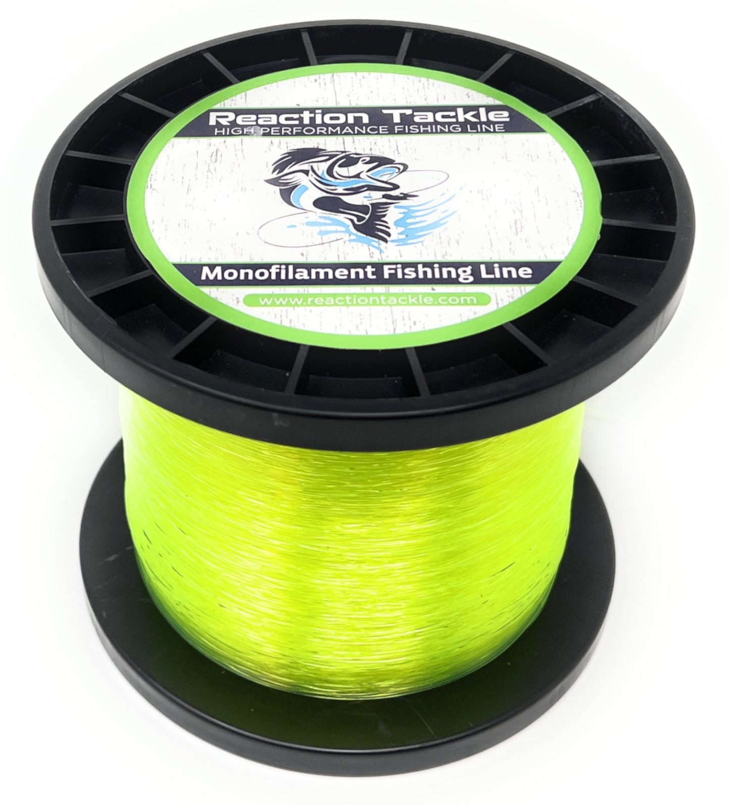 Reaction Tackle Nylon Monofilament Fishing Line - 1 Pound Jumbo Spools – Yellow Monofilament fishing line for fishing (5 view)