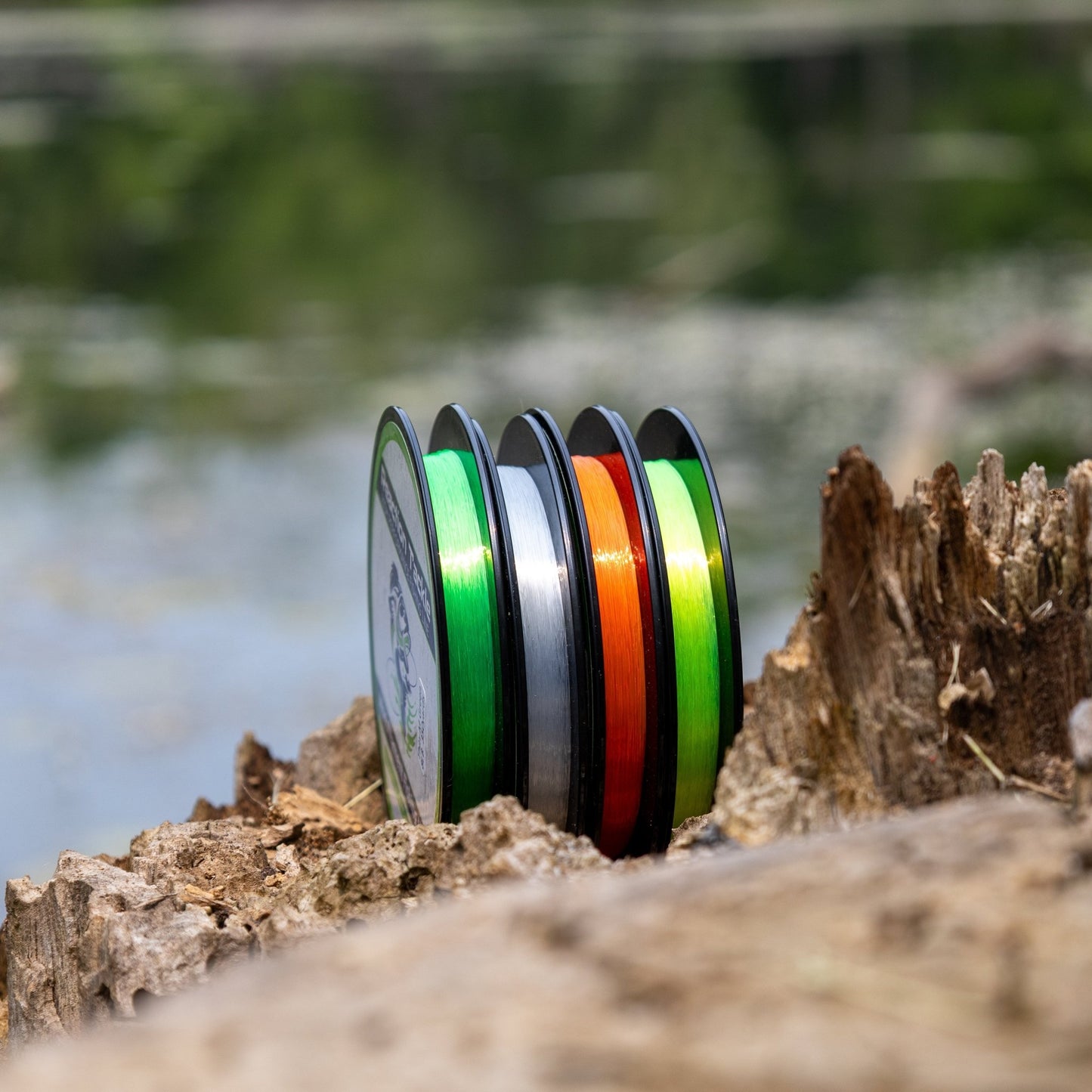 Reaction Tackle Nylon Monofilament Fishing Line 350 - yard Spools – Clear Monofilament fishing line for fishing (5 view)