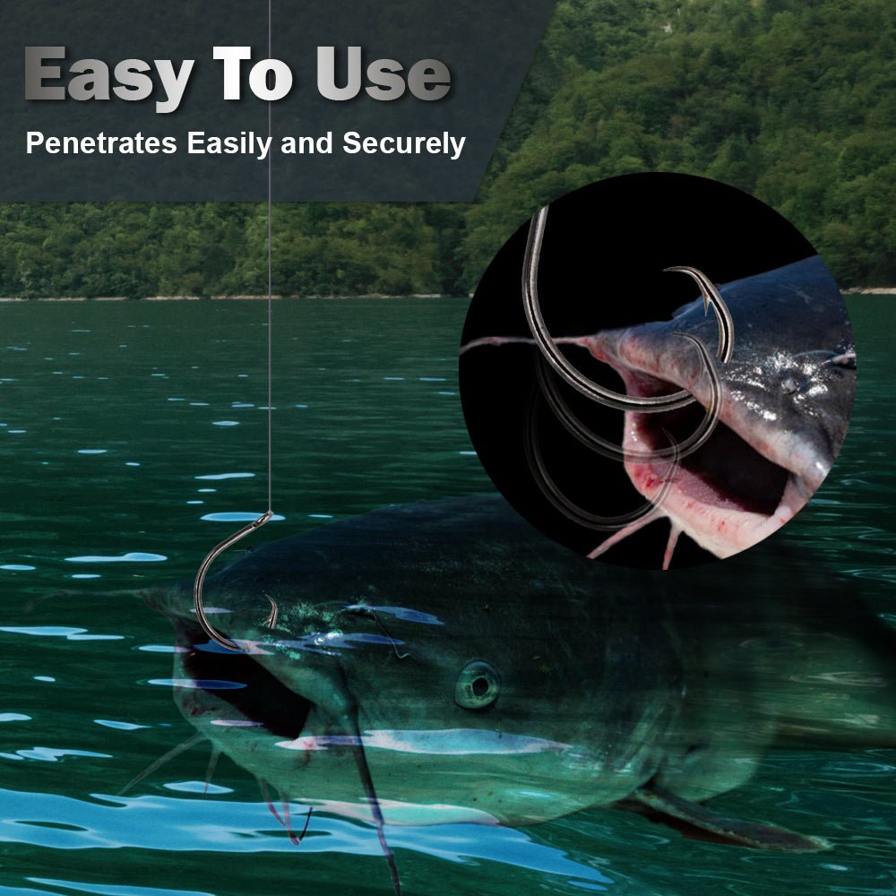 Reaction Tackle Premium Circle Hooks - 25 Pack – 1 for fishing (12 view)