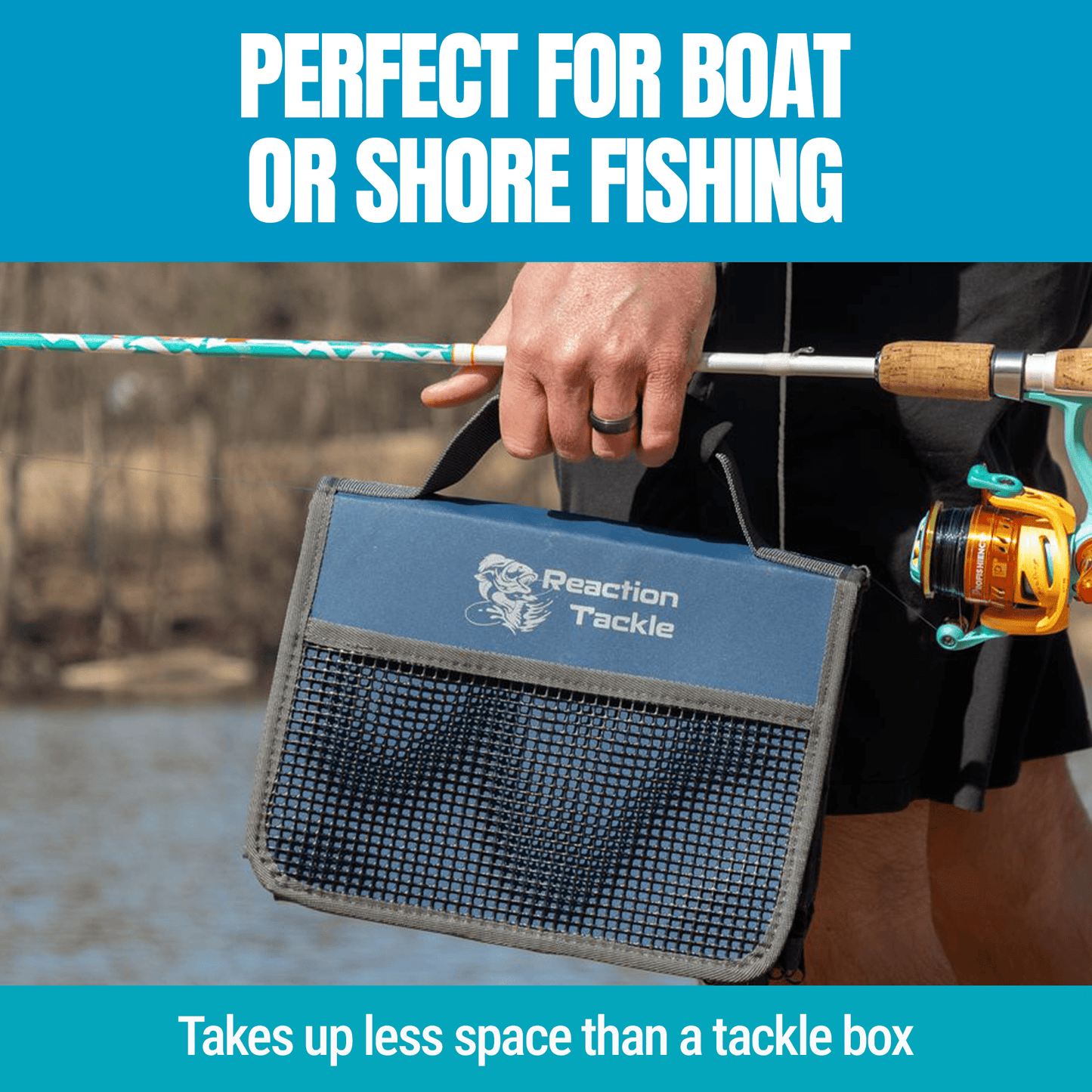 Reaction Tackle Speed Binder and Tackle Storage - New – Deluxe Speed Binder bags for fishing (2 view)