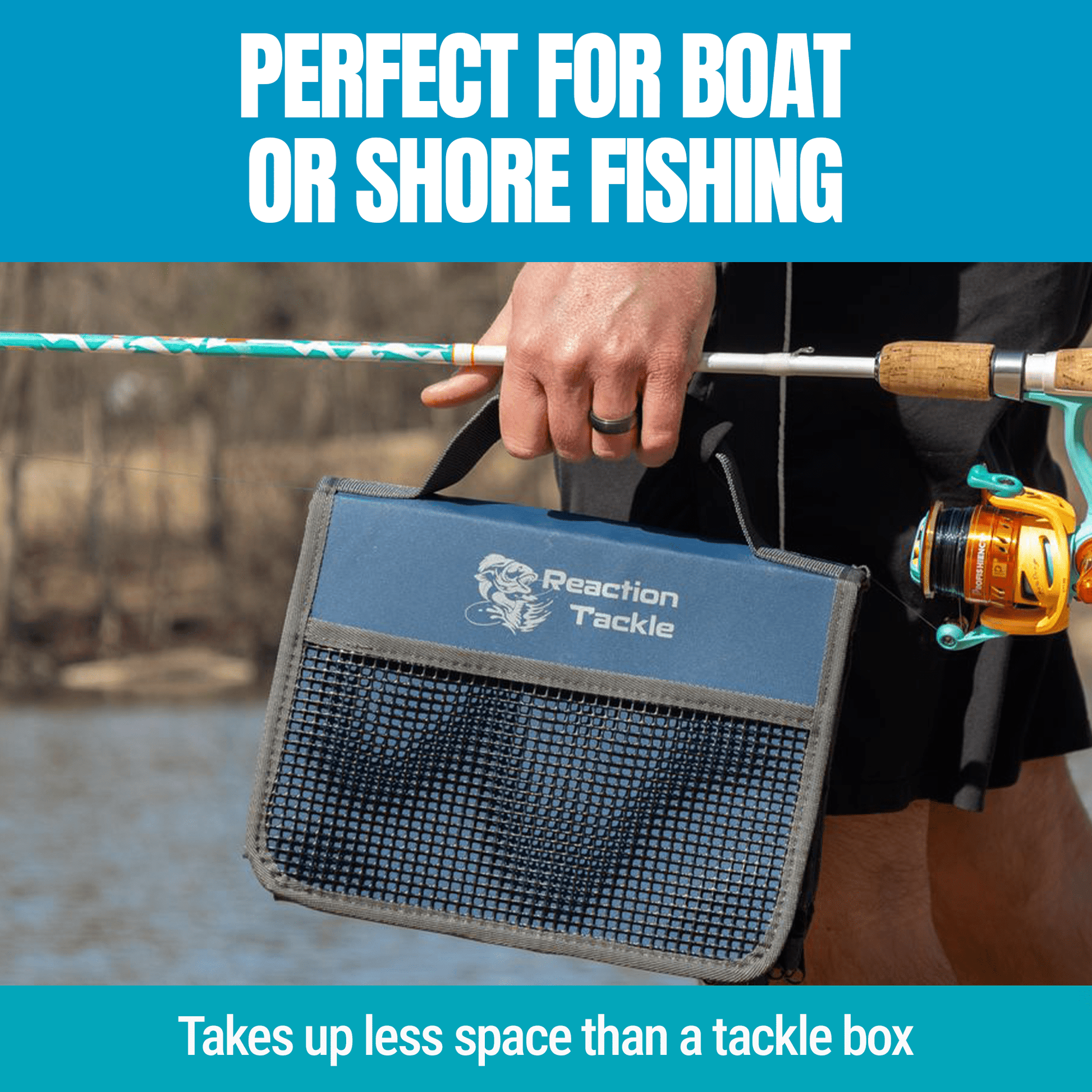 Reaction Tackle Speed Binder and Tackle Storage - New – Deluxe Speed Binder bags for fishing (2 view)