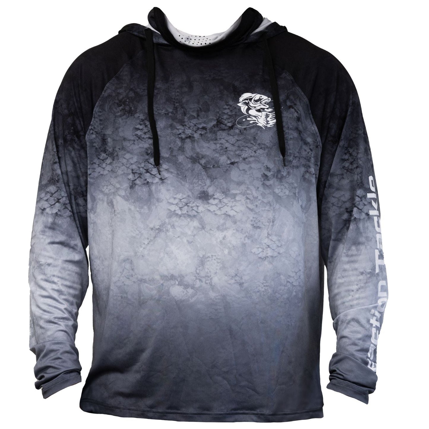 Reaction Tackle SPF UPF 50+ Long Sleeve/Hood/Gaiter Fishing Shirt – Medium for Apparel (1 view)