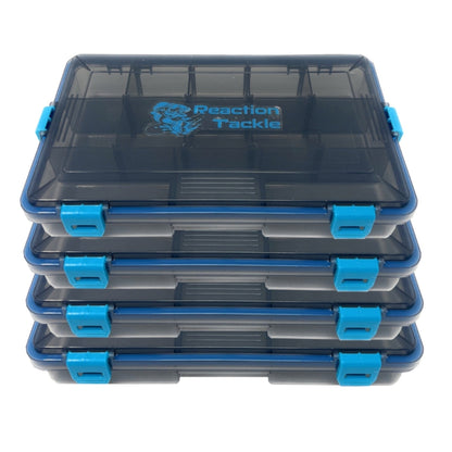 Reaction Tackle Standard Tackle Tray - Sturdy and Waterproof with 4 Reliable Clips – 3600 4 - Pack for fishing (13 view)