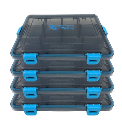 Reaction Tackle Standard Tackle Tray - Sturdy and Waterproof with 4 Reliable Clips – 3500 4 - Pack for fishing (12 view)