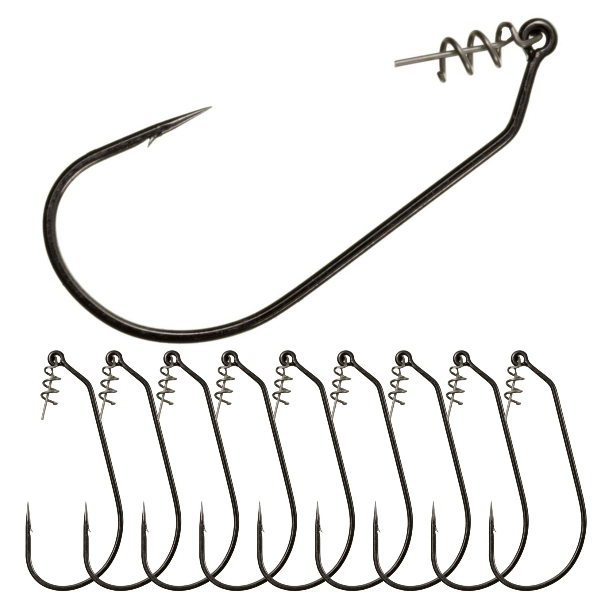 Reaction Tackle Swimbait Hooks (10 or 25 - Packs) – 10 - Pack hooks for fishing (1 view)