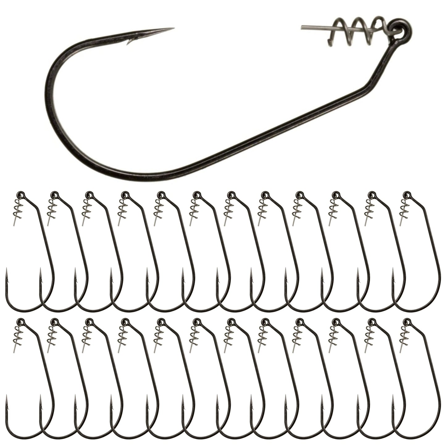 Reaction Tackle Swimbait Hooks (10 or 25 - Packs) – 10 - Pack hooks for fishing (6 view)