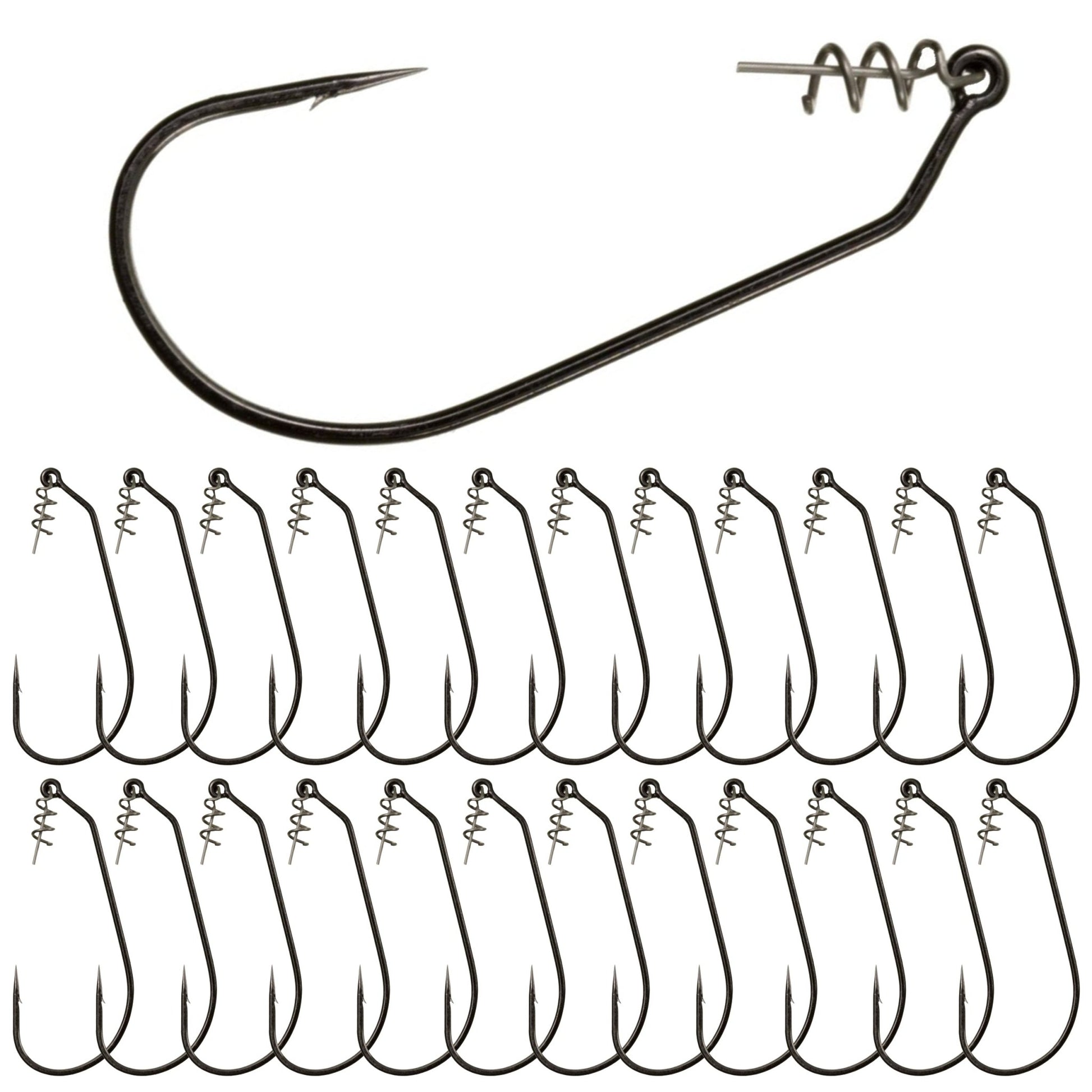 Reaction Tackle Swimbait Hooks (10 or 25 - Packs) – 10 - Pack hooks for fishing (6 view)
