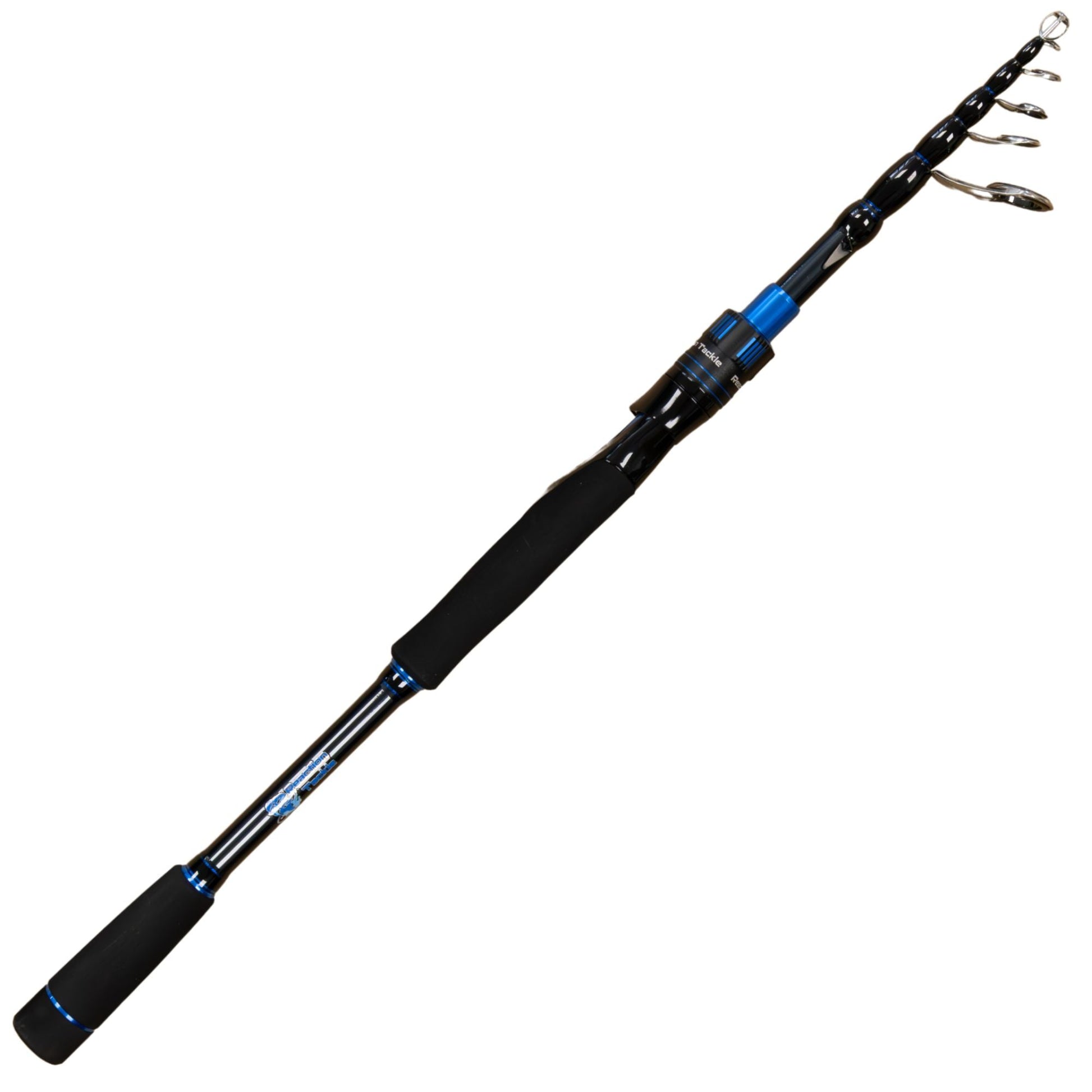 Reaction Tackle Telescopic Spinning Rod – Carbon Travel Fishing Rod – Collapsible Rod for Freshwater and Saltwater - NEW – Stream Light – Light Action for fishing (5 view)