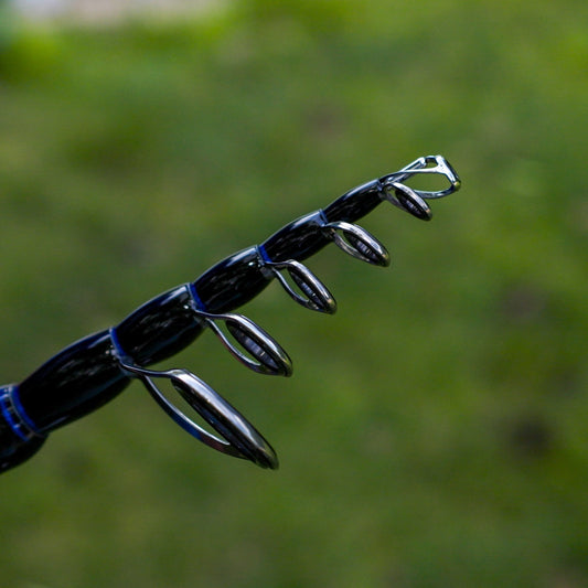 Reaction Tackle Telescopic Spinning Rod – Carbon Travel Fishing Rod – Collapsible Rod for Freshwater and Saltwater - NEW – Stream Light – Light Action for fishing (2 view)