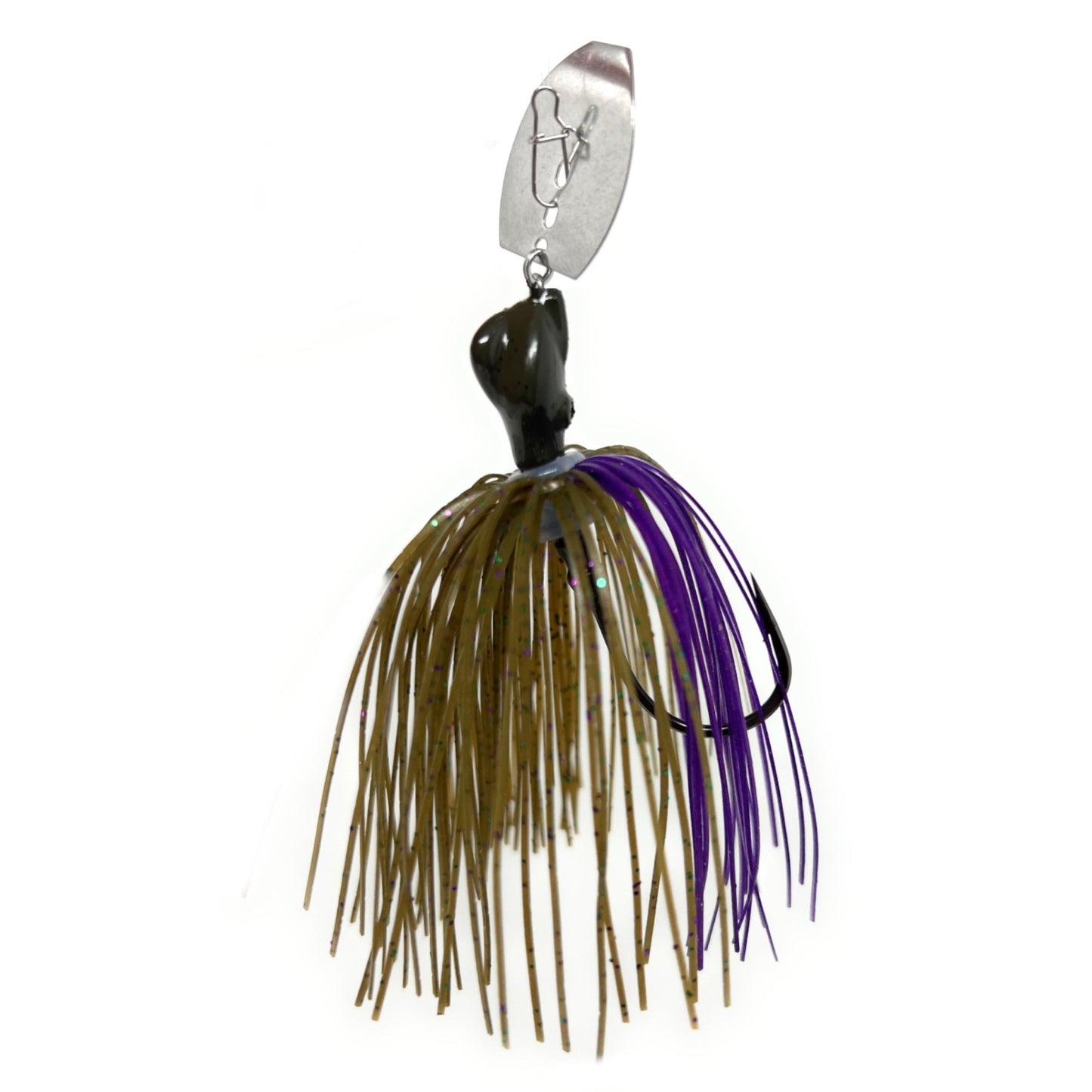 Reaction Tackle Tungsten Breaker Blade Jigs (2 - Pack) – Green Pumpkin Purple fishing - jigs for fishing (7 view)