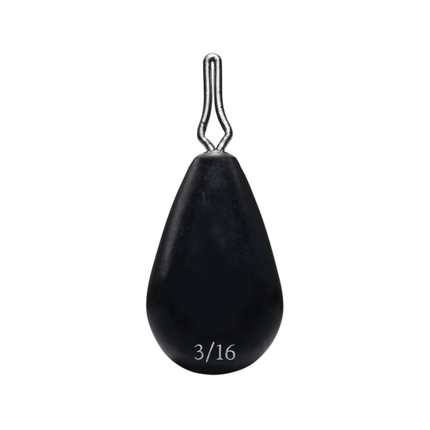 Reaction Tackle Tungsten Drop Shot Weights – Black (Tear Drop) drop shot weights for fishing (41 view)