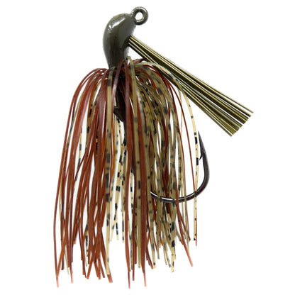 Reaction Tackle Tungsten Flipping Jigs (2 - Pack) – Dark pumpkin/brown fishing - jigs for fishing (14 view)