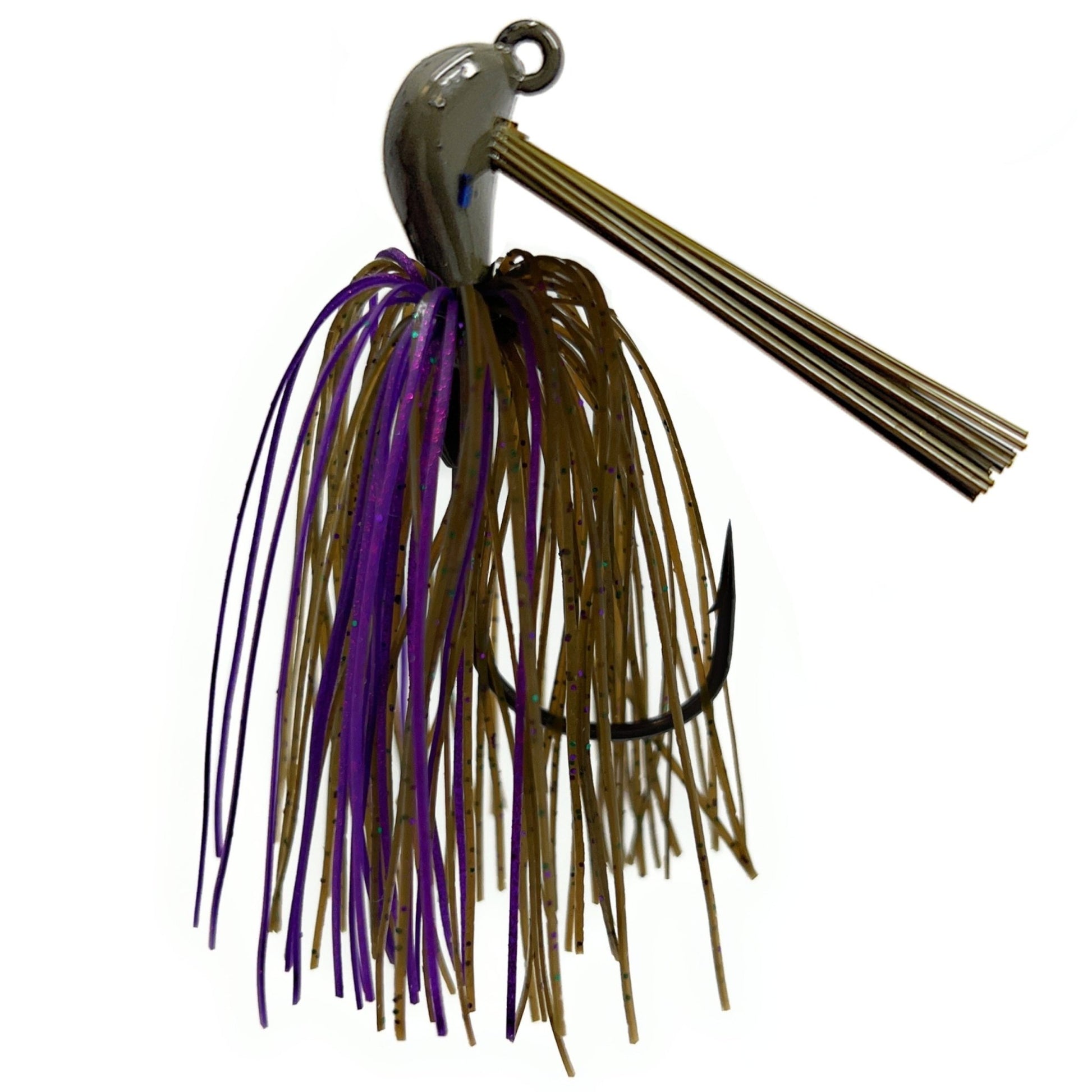 Reaction Tackle Tungsten Flipping Jigs (2 - Pack) – Green pumpkin/purple fishing - jigs for fishing (16 view)