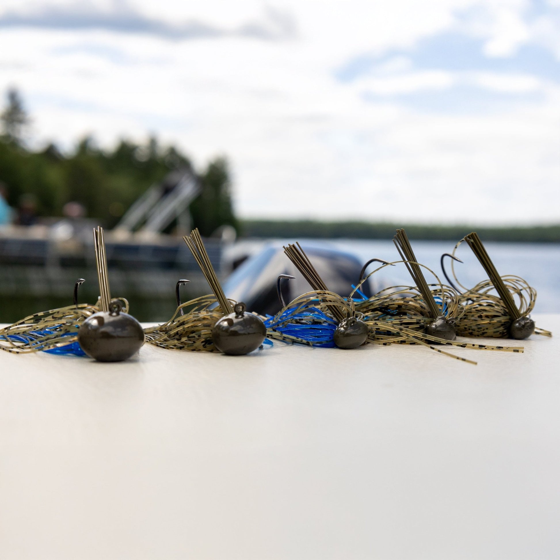 Reaction Tackle Tungsten Football Jigs (2 - Pack) – Black fishing - jigs for fishing (3 view)